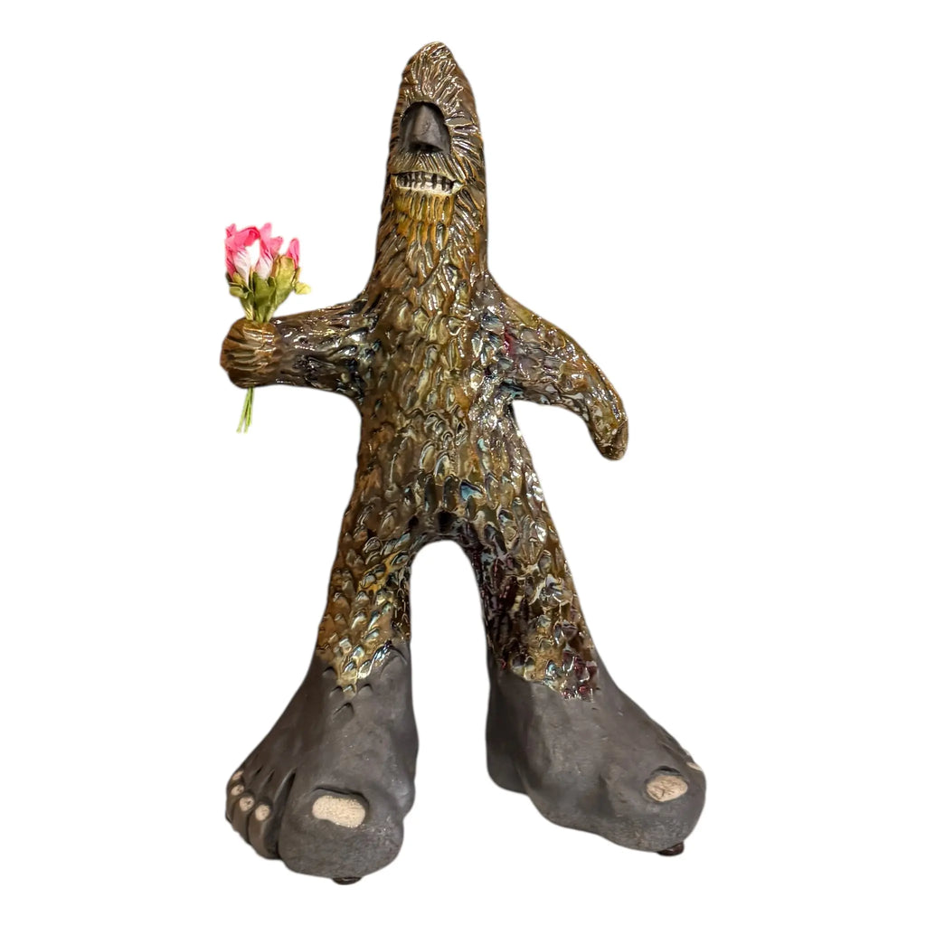 Bigfoot with Flowers Alan Potter