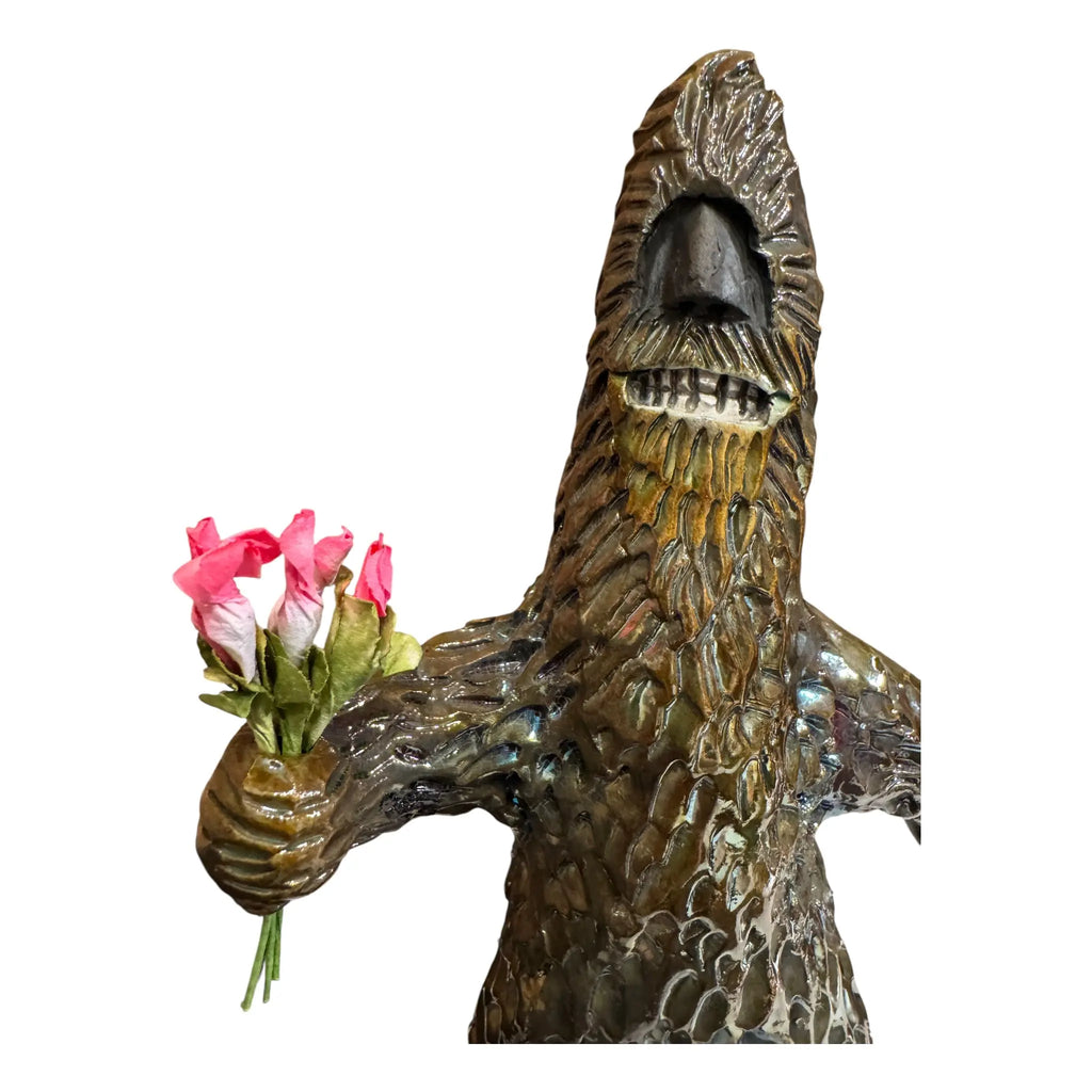 Bigfoot with Flowers Alan Potter