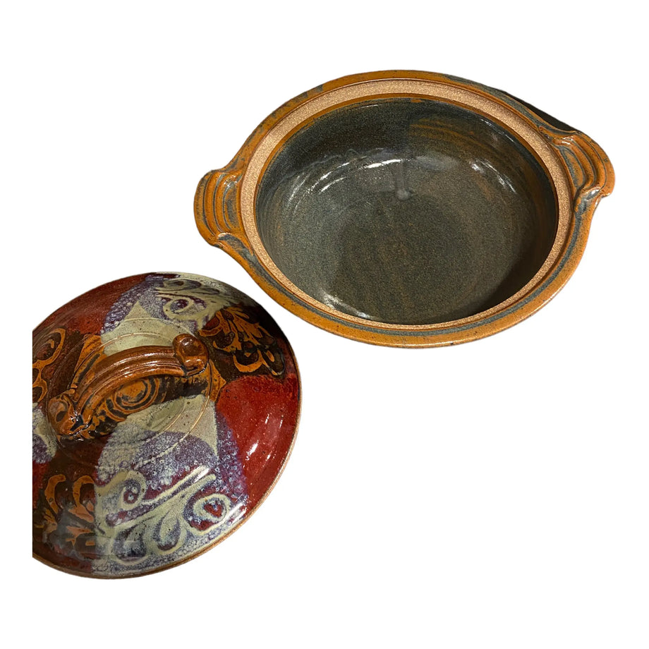 Sangria Covered Casserole - Earthen Vessel Gallery