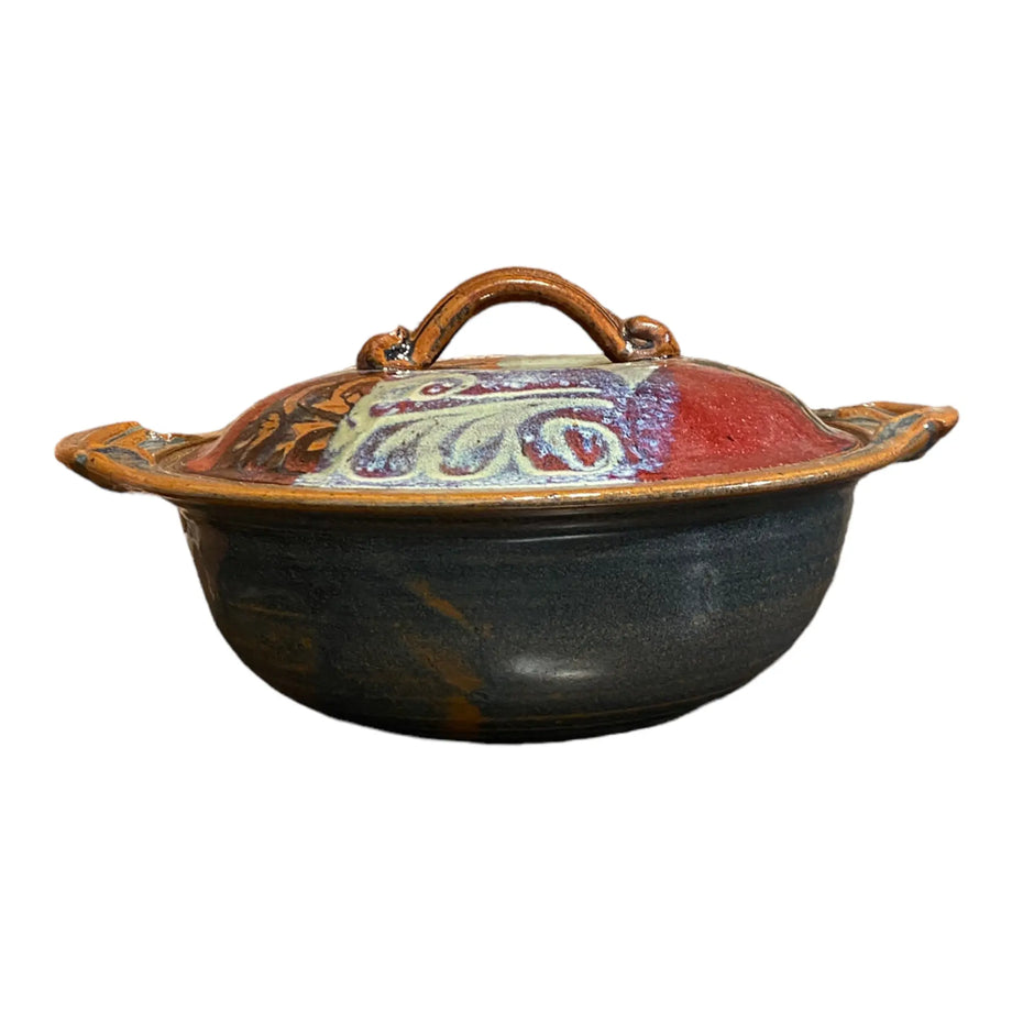Sangria Covered Casserole - Earthen Vessel Gallery