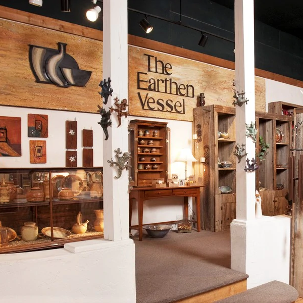 interior photograph of Earthen Vessel Gallery in Durango, Coloradohotograph of 