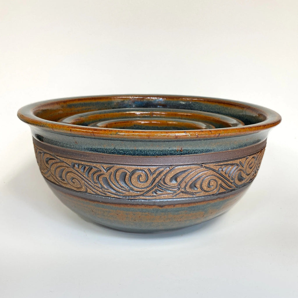 Carved Nested Bowl Set Blaisdell